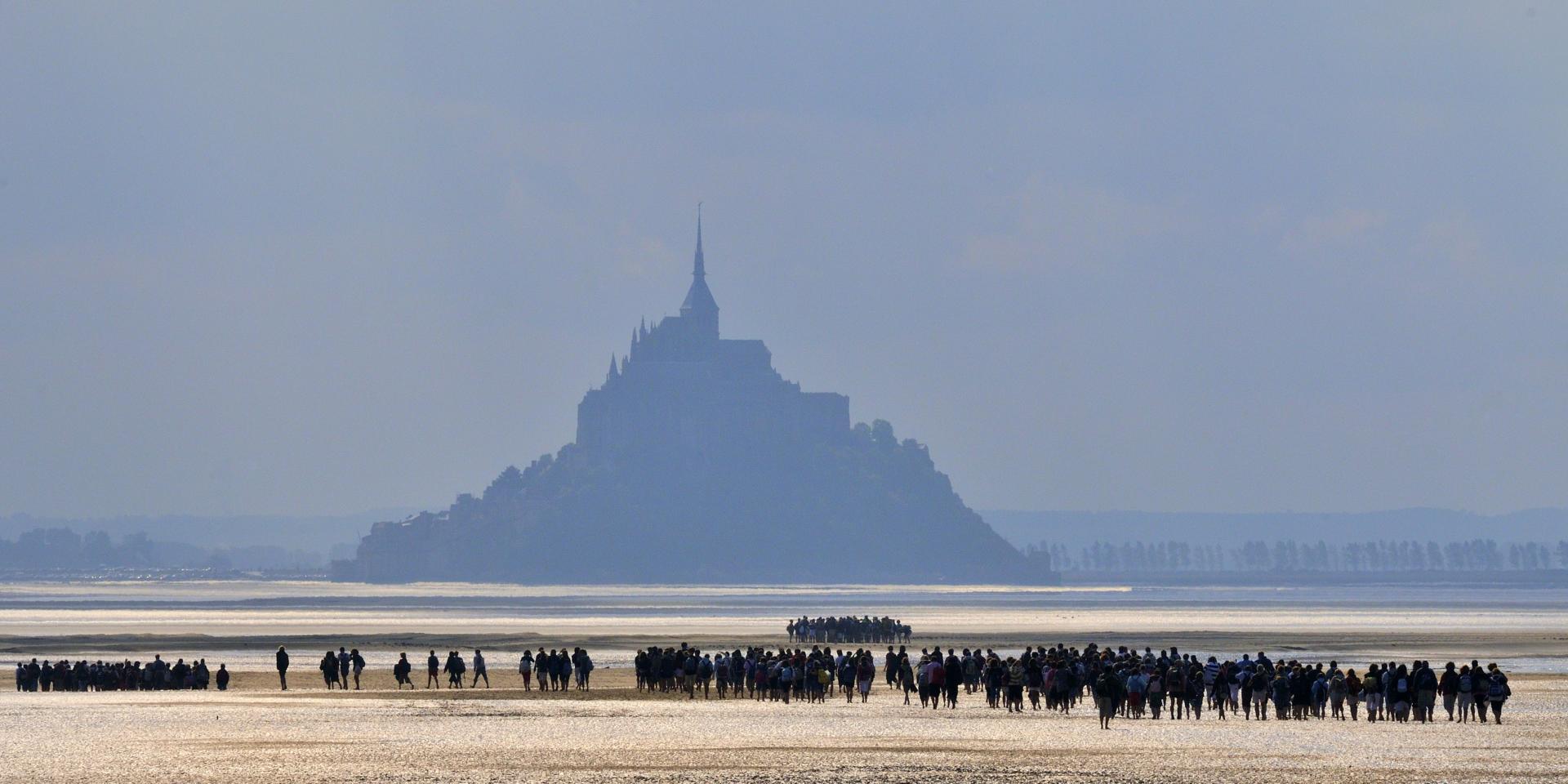 Mont Saint Michel reclaims island-like character after years of major  construction