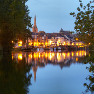 Redon und sein Stern aus Tälern und Sümpfen Tourisme Bretagne