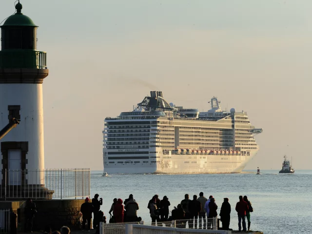 Lancement du plus grand paquebot d'Europe, le MSC PREZIOSA à Saint-Nazaire