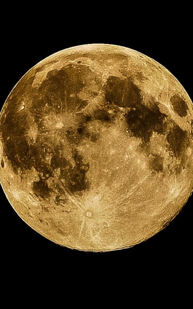 Dark full moon lunar - Planetarium de Bretagne