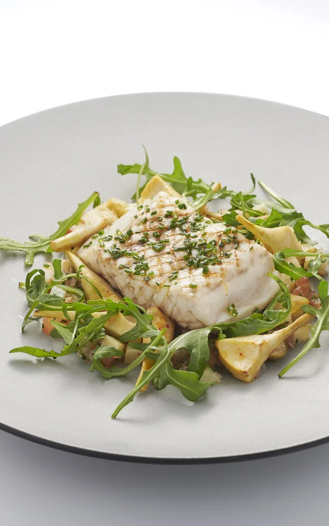 Plat au restaurant Le Fouquet’s - Le Royal Barrière La Baule