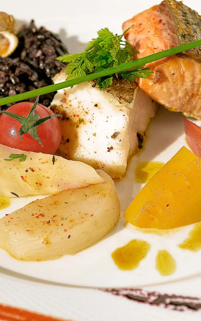 Plat au restaurant Le Domaine - Thalasso Concarneau Spa Marin Resort