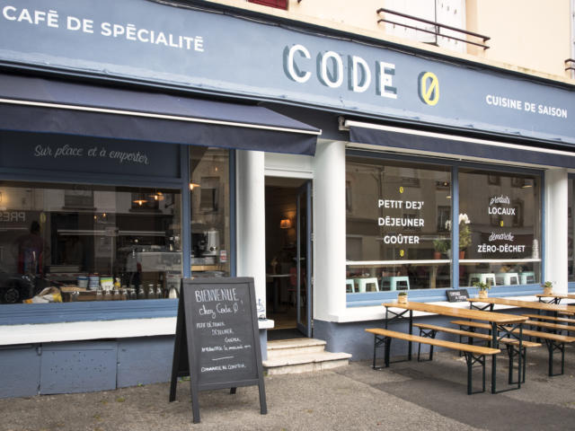 café-resto Code Ø à Lorient - vue extérieure
