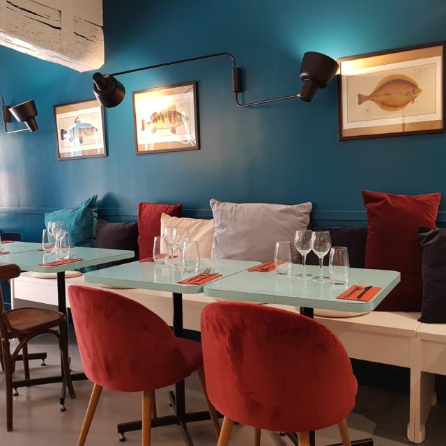 Intérieur du restaurant Peska - Rennes