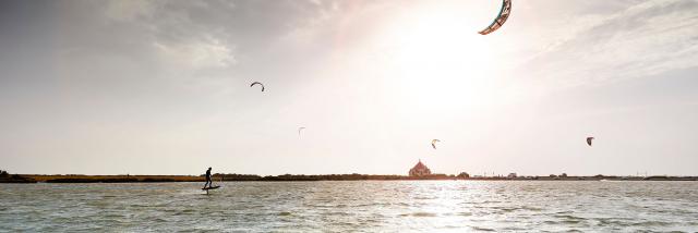 Kite-surf à la Pointe de Penvins - Presqu'île de Rhuys (56)