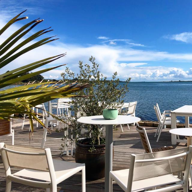 Restaurant Les Voiles - Plouharnel - terrasse vue mer