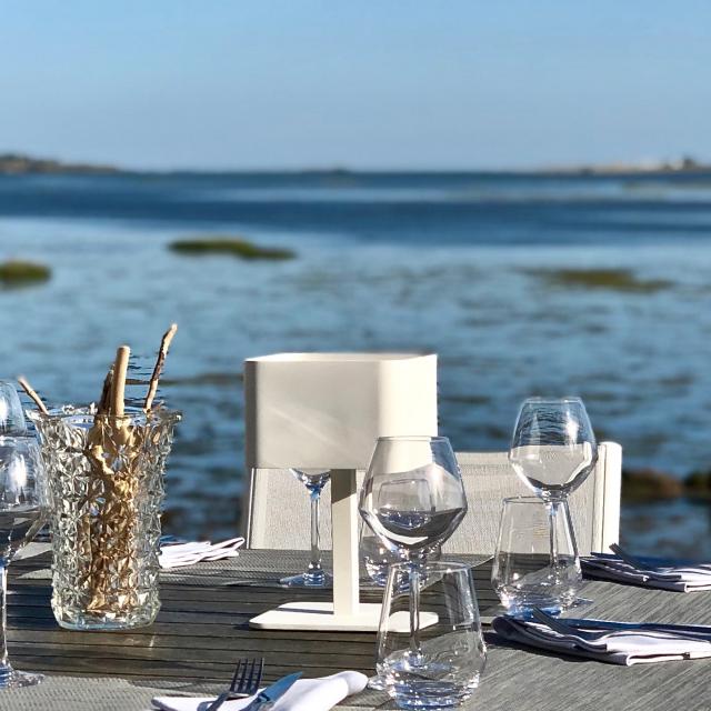 Restaurant Les Voiles - Plouharnel - terrasse vue mer