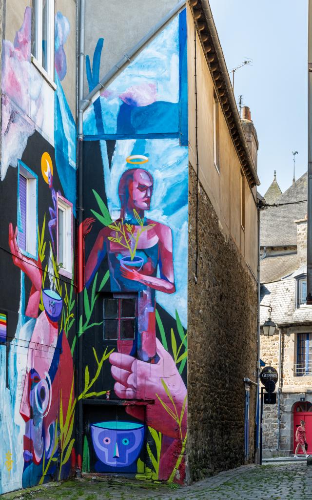 Saint-Brieuc - Street art - Place au lin