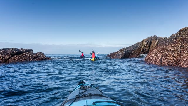 Tour de l'île de Groix en kayak