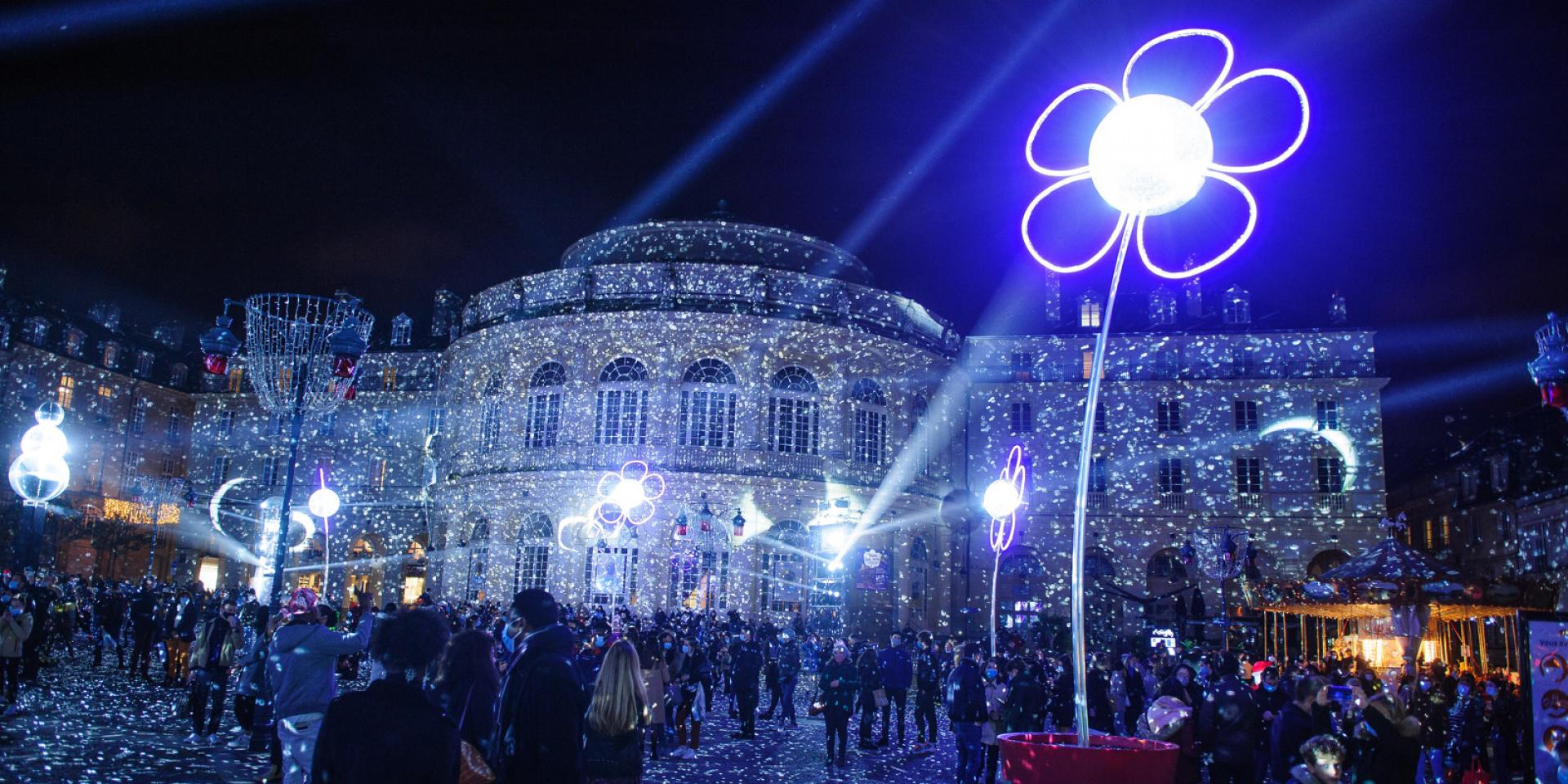 Coup d'envoi des illuminations de Noël à Rennes