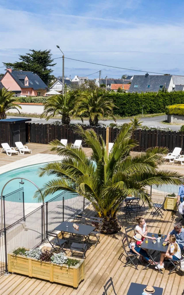 Piscine du Slow Village Breizh Légendes - Plounéour-Trez