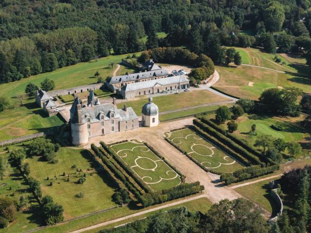Vitré - Vue aérienne du Château