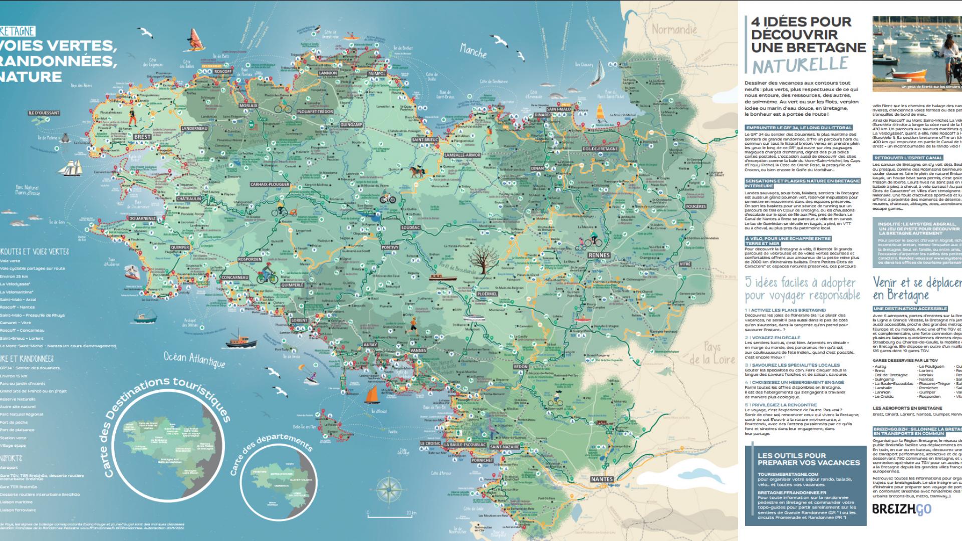 Carte Touristique & Brochures | Tourisme Bretagne