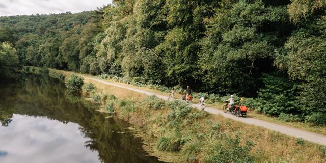 Gouarec - Canal de Nantes à Brest à vélo