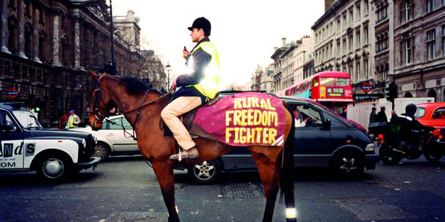 Jeremy Deller - Farmers protest - Whitehall, London, 2001 - Folk Archive, 2005