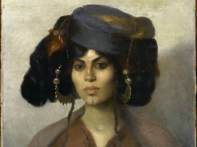 Marie Caire-Tonoir - Femme de Biskra, 1900 - Huile sur toile