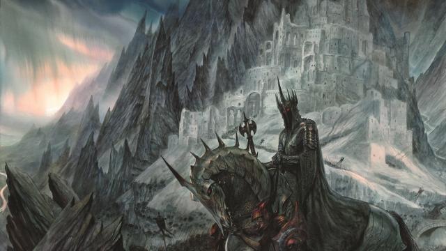 John Howe - The Witch King Before Minas Morgul