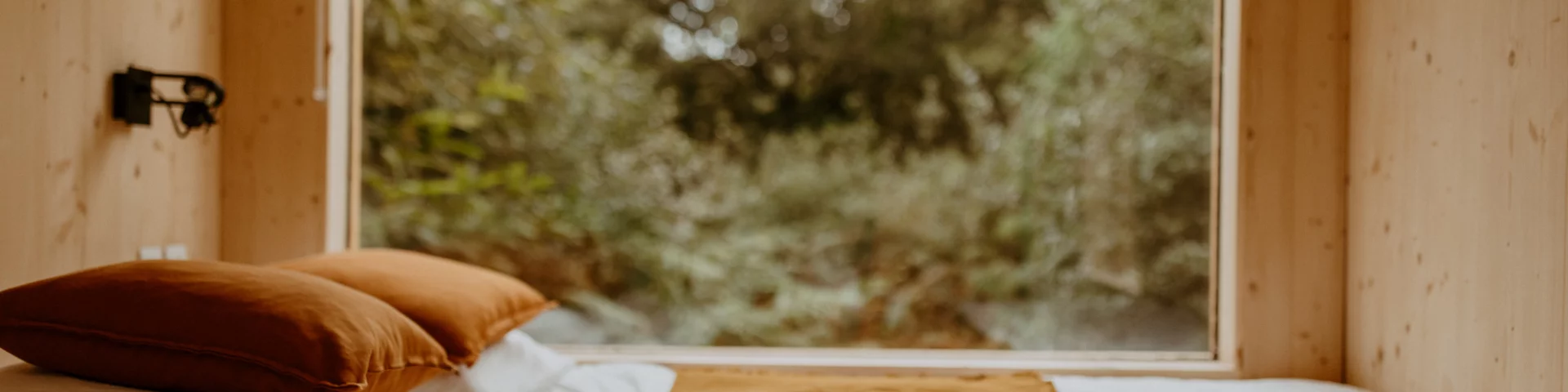 Ferme de Kerbastard - Bubry - Intérieur de la tiny house Parcel