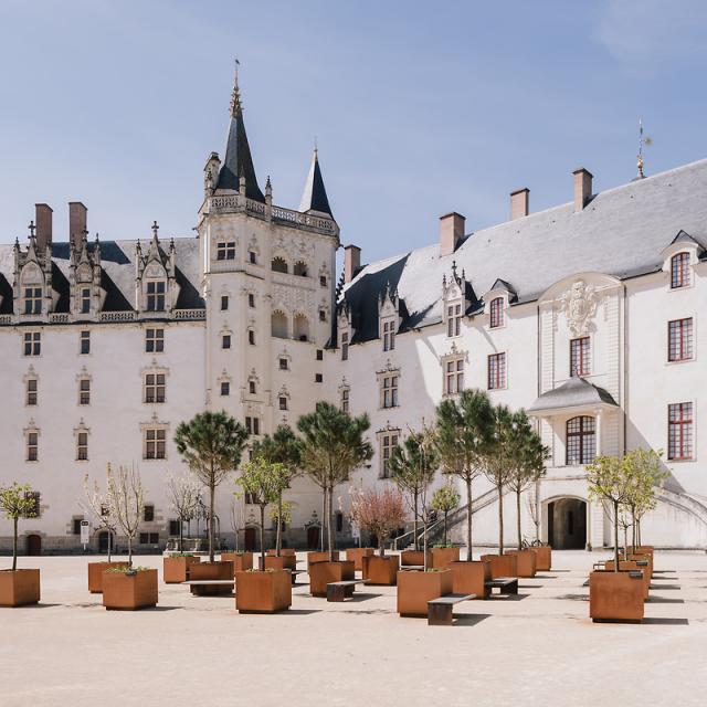 Le jardin d’Anne de Bretagne, Château des ducs de Bretagne, Nantes