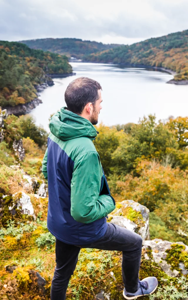 Tregnanton, vue sur le Lac de Guerledan