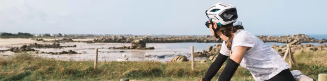 Vélo sur le littoral