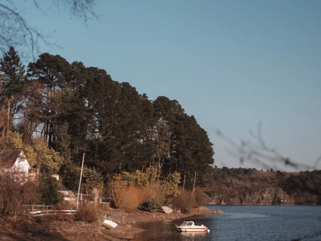Lac de Guerlédan - Bateau à moteur