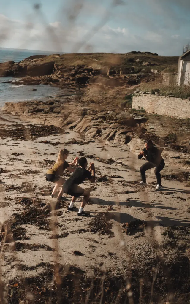 Coaching sportif en bord de mer, Thalassothérapie Quiberon