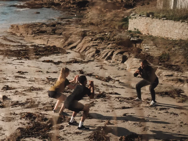 Coaching sportif en bord de mer, Thalassothérapie Quiberon