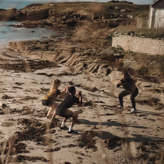 Coaching sportif en bord de mer, Thalassothérapie Quiberon