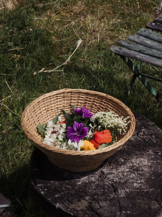 La Mettrie - Panier fleuri - Aux Bonnes Herbes