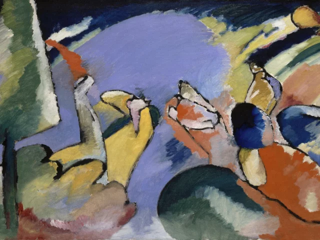 Vassily Kandinsky, « Improvisation XIV », 1910, Centre Pompidou - Musée national d’art moderne.