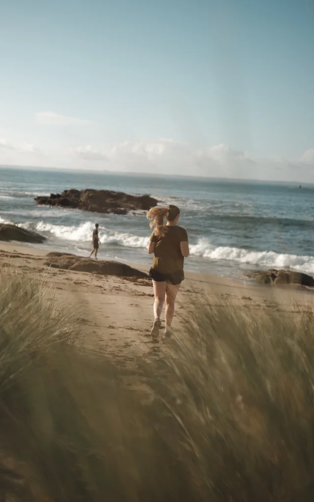 Quiberon - Course a pied en bord de mer, Thalassotherapie de Quiberon