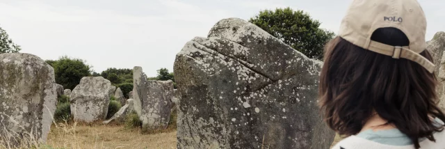 Carnac - alignement de mégalithes