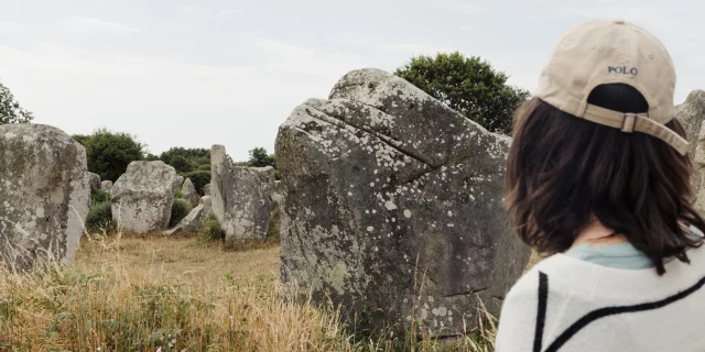 Carnac - alignement de mégalithes