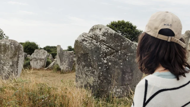 Carnac - alignement de mégalithes