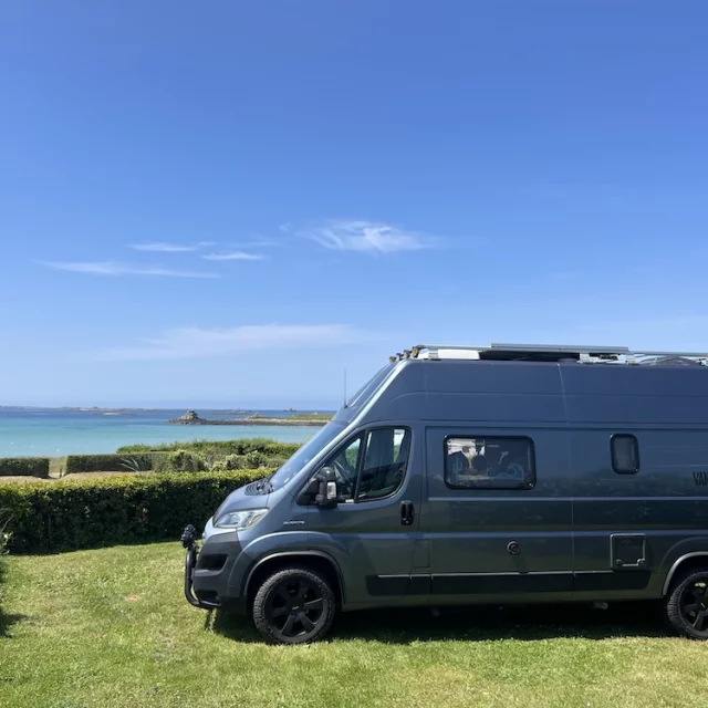 Camping Des Abers Bretagne Van Und Davon