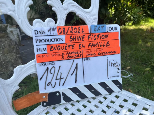 Tournage de la série « Enquête en famille » réalisée par Dominique Farrugia et Sophie Boudre