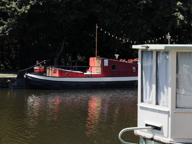 Hédé-Bazouges - Canal d'Ille et Rance - Péniches