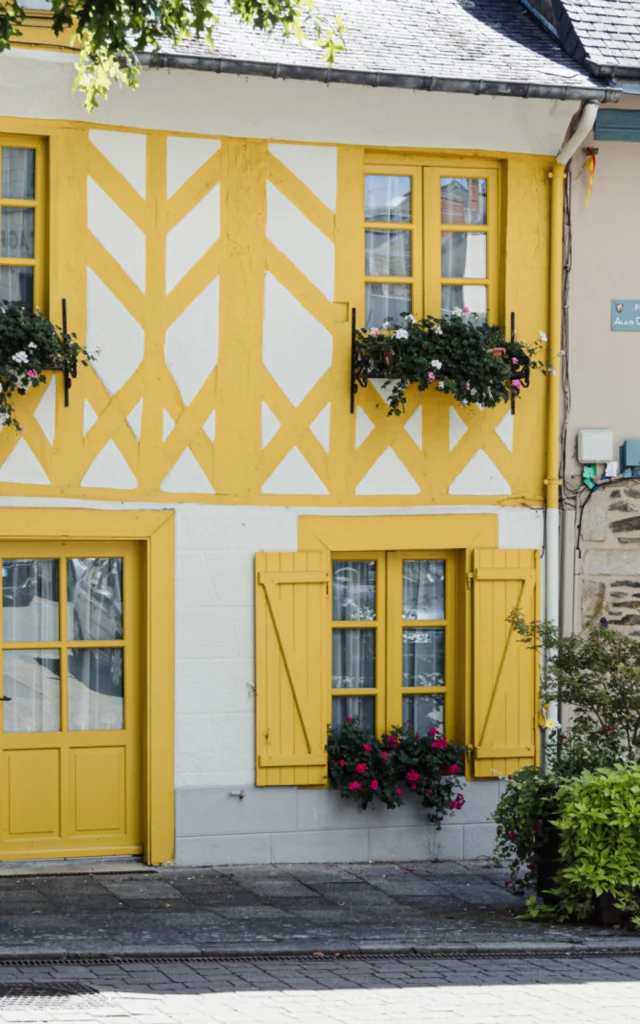 Josselin - Maisons et commerces en pans de bois