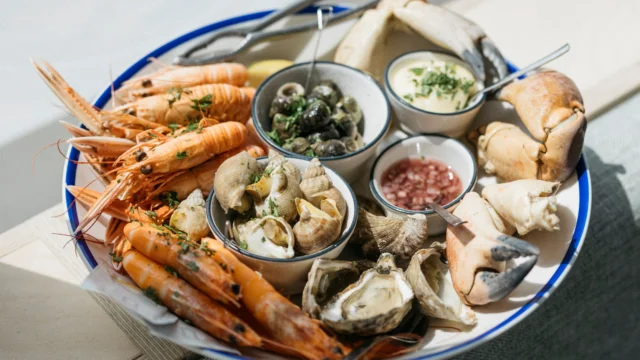 Saint-Cado - Crabe - Palourde - Bigorneau - Plateau de fruits de mer