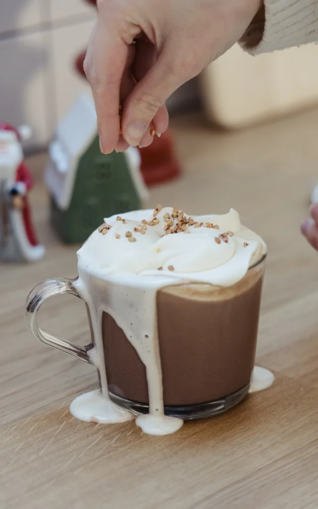 Dressage chocolat chaud