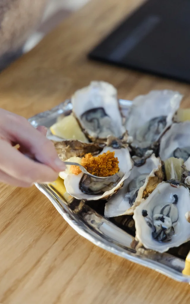 Huîtres chaudes au Kari Gosse