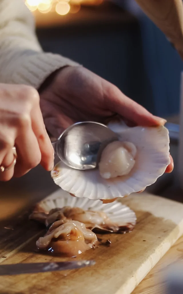 Ouverture coquille Saint-Jacques