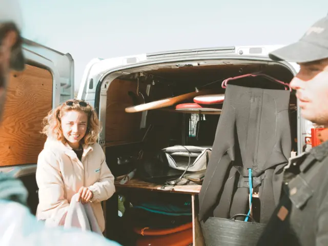 Crozon - Session de surf