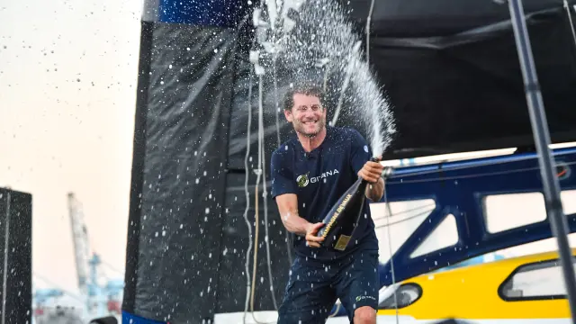 Route du Rhum 2022 - Arrivée du vainqueur Charles Caudrelier