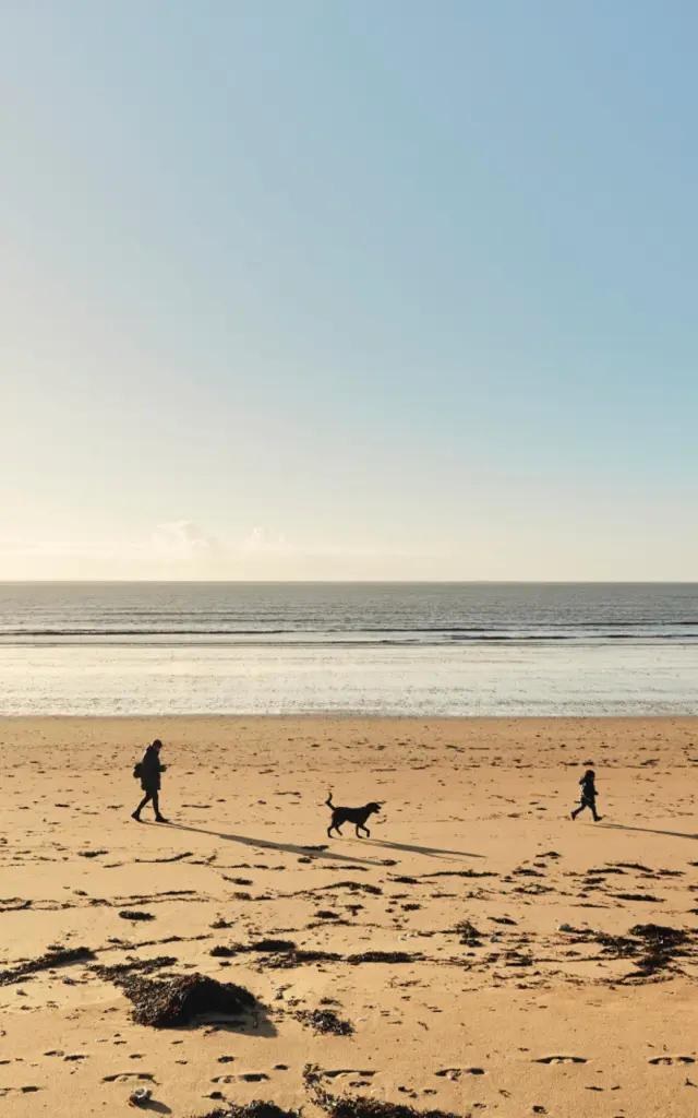 Grande plage de Damgan