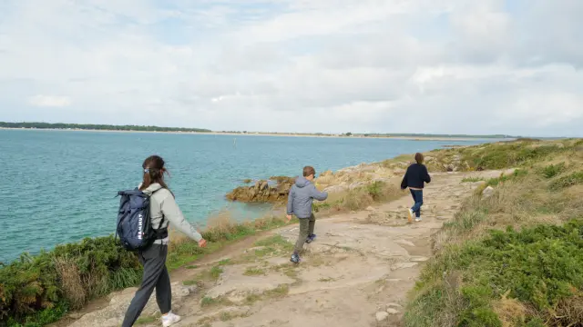 Carnac - Balade en famille sur le sentier côtier